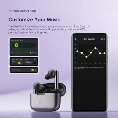 Oraimo FreePods Pro OEB-E108D | ANC Wireless Earbuds — 100% Genuine