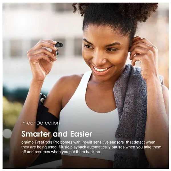 Oraimo FreePods Pro OEB-E108D | ANC Wireless Earbuds — 100% Genuine