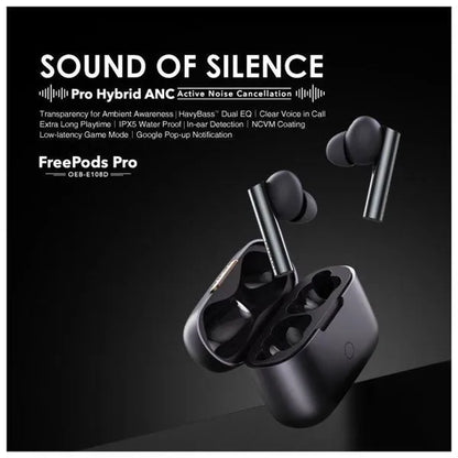 Oraimo FreePods Pro OEB-E108D | ANC Wireless Earbuds — 100% Genuine