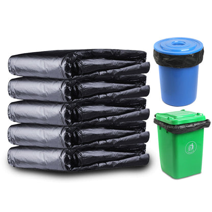 Heavy Duty Black Garbage Bags – 50 Pack Large Trash Bags for Home & Workshop