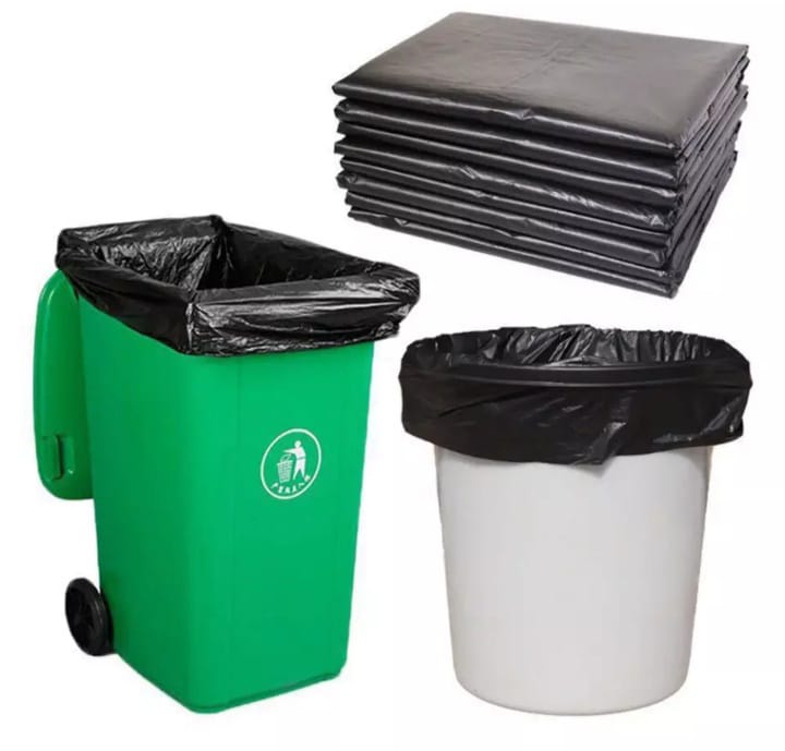 Heavy Duty Black Garbage Bags – 50 Pack Large Trash Bags for Home & Workshop