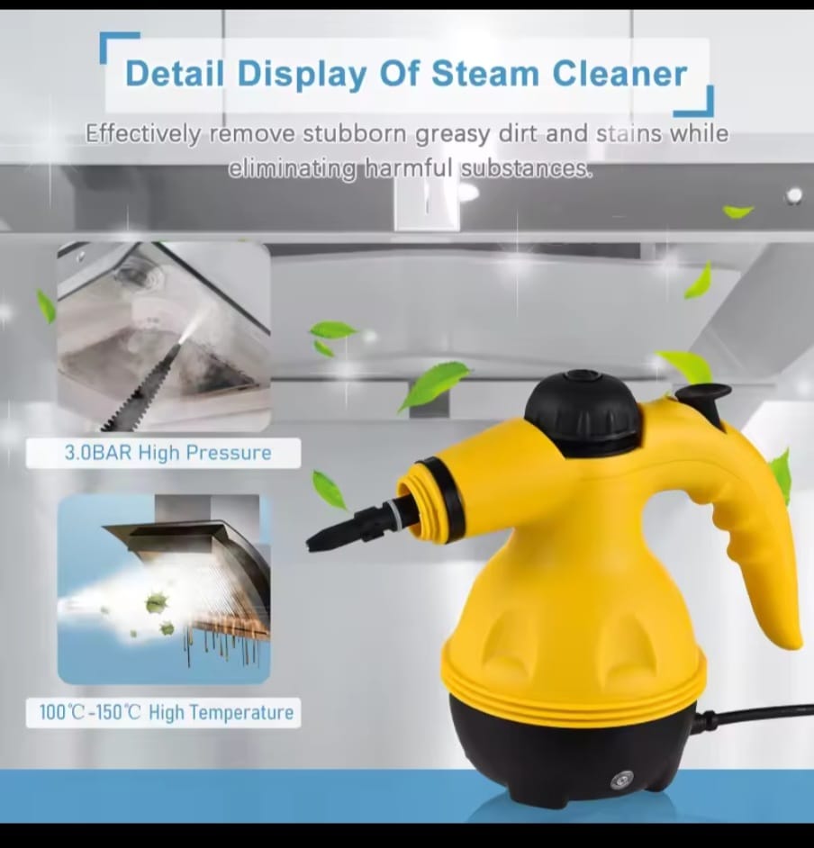 220V Handheld High-Temperature Steam Cleaner - 1200W Multi-Surface Sterilizer
