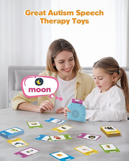 Talking Flash Cards for Toddlers 1-4 Years – Montessori Learning with 224 Words