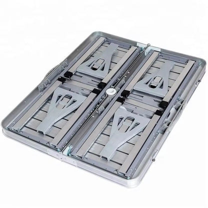Portable Folding Camping Table & Chair Set – 4 Seats Aluminum Alloy