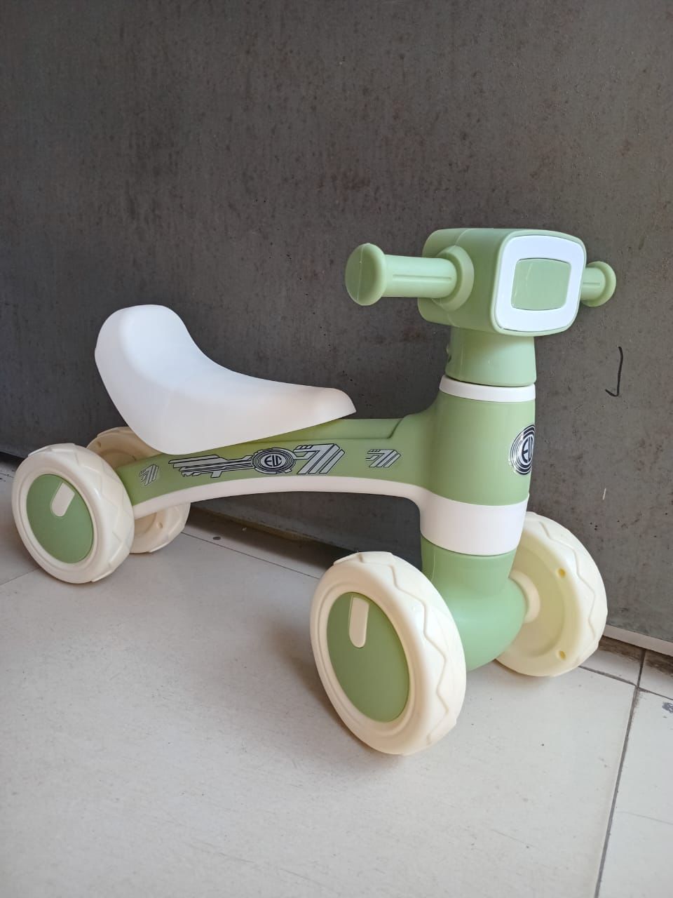 Toddler 4-Wheel Balance Bike with Music & Lights | Ages 1–4