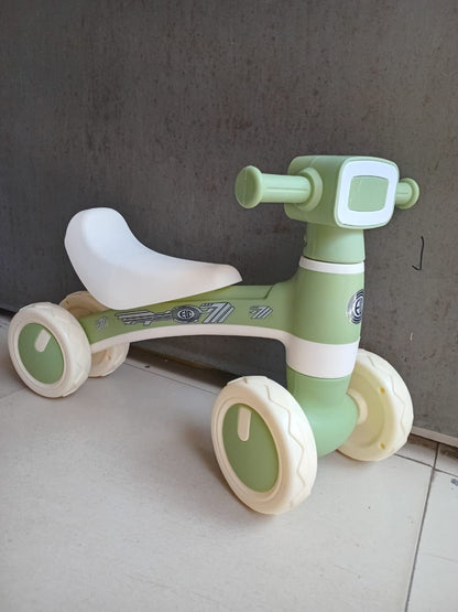 Toddler 4-Wheel Balance Bike with Music & Lights | Ages 1–4