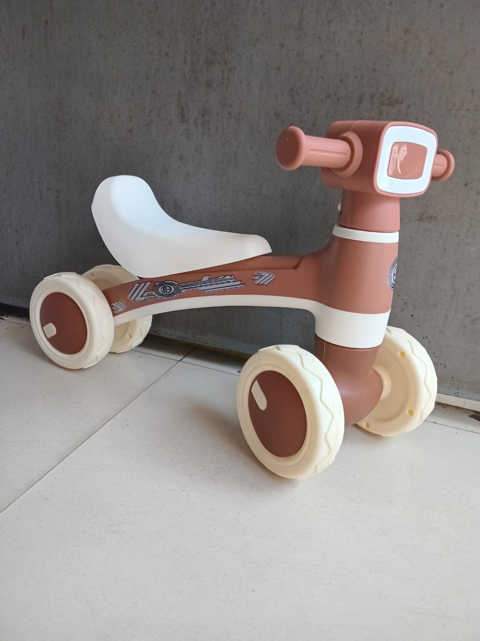 Toddler 4-Wheel Balance Bike with Music & Lights | Ages 1–4